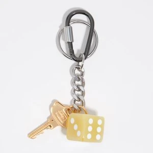 Brelok kostka do gry żywica i metalowy klucz BIMBA Y LOLA