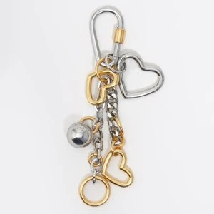 Brelok łańcuszek metal serca BIMBA Y LOLA