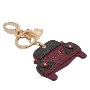 Brelok Liu Jo Car Key Ring AF5210 E0538 Bordowy
