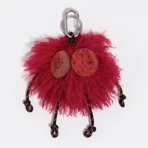 Brelok Marisa sztuczne futerko czerwony BIMBA Y LOLA