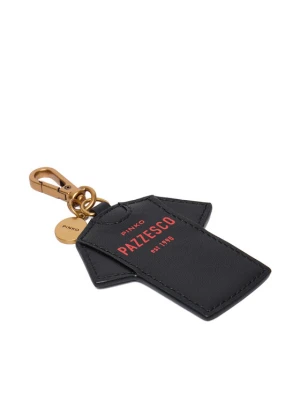 Brelok PINKO Charm T-Shirt Pinko Pazzesco Microfibra AI 25-26 PCPL 105864 A31U Czarny