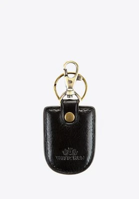 Brelok skórzany zaokrąglony czarny Wittchen