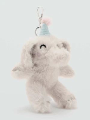 Brelok słoń z futerka szary - Dzieci - Rozmiar uniwersalny - MANGO KIDS