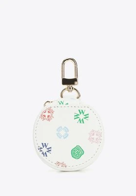 Brelok z etui skórzany złamany biały Wittchen