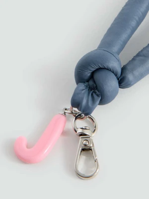 Brelok z inicjałami granatowy - Teen - Rozmiar uniwersalny - MANGO TEEN