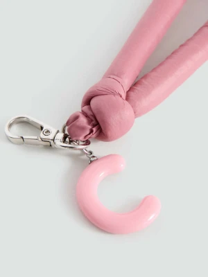 Brelok z inicjałami kasztanowy - Teen - Rozmiar uniwersalny - MANGO TEEN