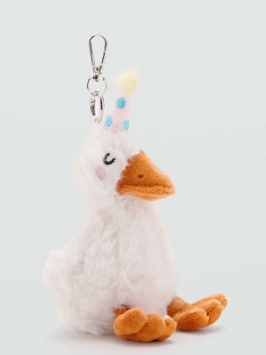 Brelok z kaczką biały - Dzieci - Rozmiar uniwersalny - MANGO KIDS