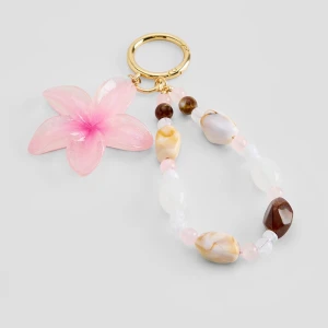 Brelok z kwiatkiem i kamyczkami House