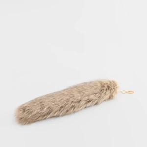 Brelok ze sztucznym futerkiem brązowy House