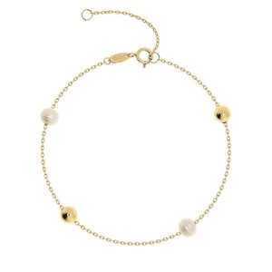 Briju Bransoletka złota z perłami kolekcja Pearls 333 (BN-003587)