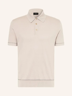 Brioni Dzianinowa Koszulka Polo beige