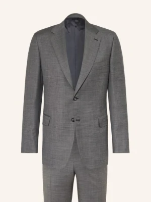 Brioni Garnitur Trevi O Kroju Slim Fit grau