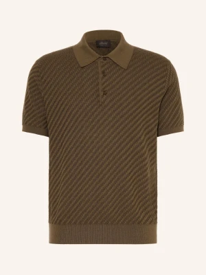 Brioni Koszulka Polo Z Dzianiny gruen KHAKI