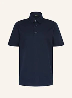 Brioni Koszulka Polo Z Piki blau