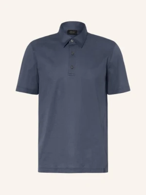 Brioni Koszulka Polo Z Pikowanym Wzorem blau