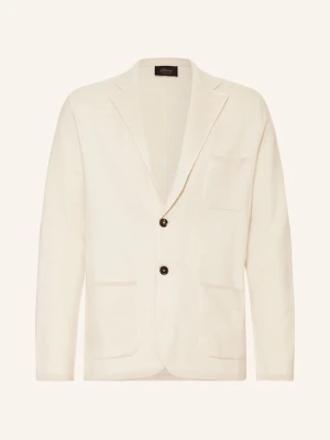 Brioni Marynarka Regular Fit weiss KREMOWY