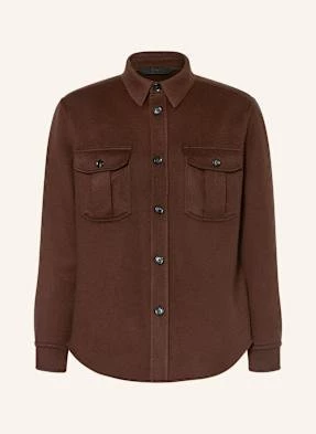 Brioni Overjacket Vagabond Z Dodatkiem Kaszmiru braun