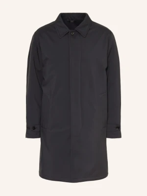 Brioni Płaszcz blau GRANATOWY
