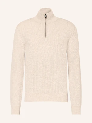 Brioni Sweter Typu Troyer Z Dodatkiem Kaszmiru beige