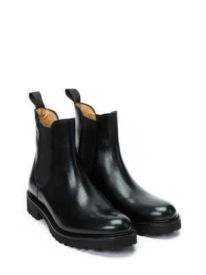 British Passport Skórzane sztyblety w kolorze czarnym rozmiar: 37