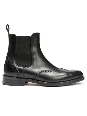 British Passport Skórzane sztyblety w kolorze czarnym rozmiar: 39