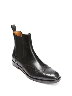 British Passport Skórzane sztyblety w kolorze czarnym rozmiar: 42