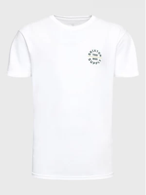 Brixton T-Shirt Oath 16410 Biały Regular Fit