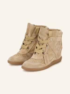 Bronx Wysokie Trampki Jae-Yy Z Nitami beige