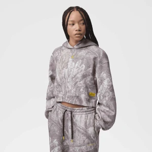 Brooklyn Fleece Crop Realtree Pullover Jordan szary