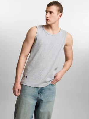 Brooklyn top dopasowany męski szary Klasyk