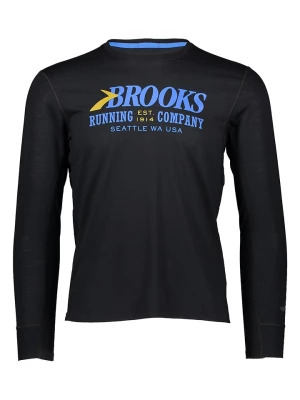 Brooks Koszulka sportowa "Distance Graphic" w kolorze granatowym rozmiar: S