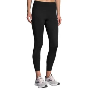 Brooks Method 7/8 Tight 221479001, Damskie, Czarne, leginsy, poliester, rozmiar: M