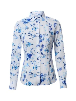 brookshire Bluzka damska Kobiety Bawełna biały|niebieski wzorzysty,