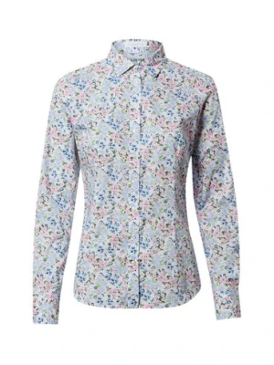 brookshire Bluzka damska Kobiety Bawełna biały|różowy|niebieski wzorzysty,