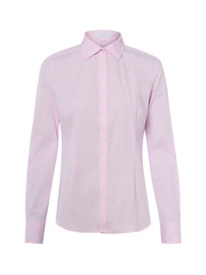 brookshire Bluzka damska Kobiety Bawełna różowy|biały w kratkę,