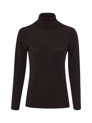 brookshire bluzka z golfem Kobiety Wełna merino brązowy