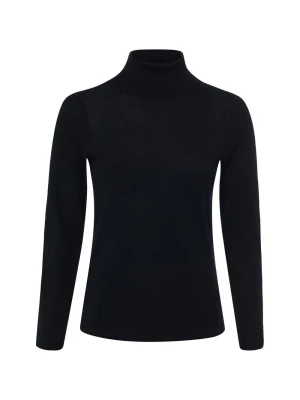 brookshire bluzka z golfem Kobiety Wełna merino czarny