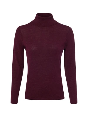 brookshire bluzka z golfem Kobiety Wełna merino czerwony