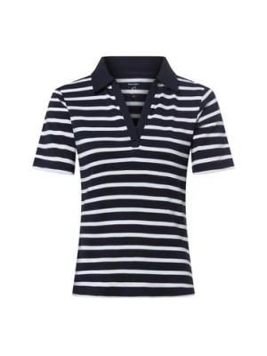 brookshire Damska koszulka polo Kobiety Bawełna niebieski w paski,