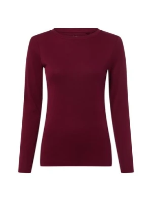 brookshire Damska koszulka z długim rękawem Kobiety Bawełna lila jednolity,