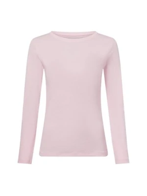 Zdjęcie produktu brookshire Damska koszulka z długim rękawem Kobiety Bawełna różowy jednolity,