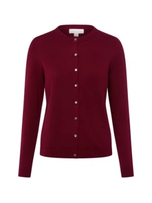 brookshire Kardigan damski Kobiety Bawełna czerwony jednolity,