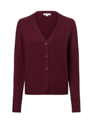 Zdjęcie produktu brookshire Kardigan damski Kobiety Wełna czerwony jednolity,