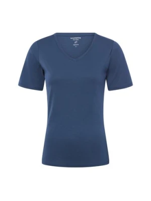 brookshire Koszulka damska Kobiety Bawełna (100%) niebieski jednolity,