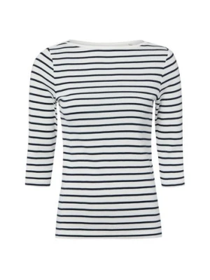 brookshire Koszulka damska Kobiety Bawełna biały|niebieski w paski,