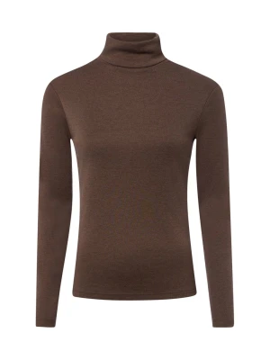 brookshire koszulka z długim rękawem Kobiety Bawełna (100%) brązowy