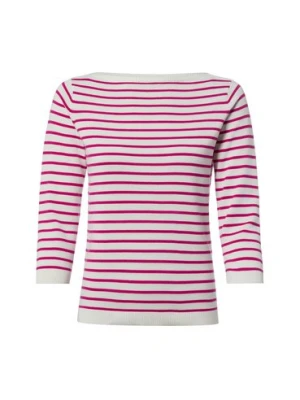 brookshire Sweter damski z dzianiny Kobiety Bawełna (100%) wyrazisty róż w paski,