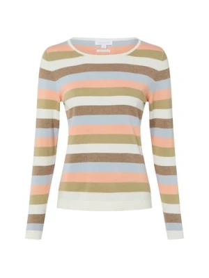 brookshire Sweter damski z dzianiny Kobiety Bawełna biały|wielokolorowy w paski,