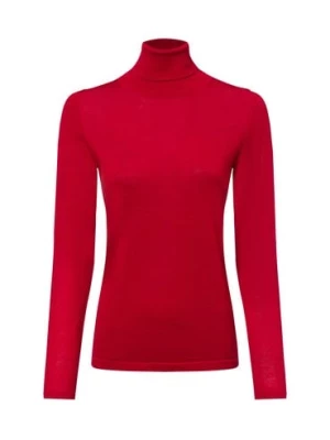 brookshire Sweter damski z dzianiny Kobiety Wełna czerwony jednolity,