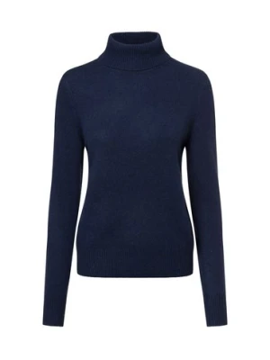 brookshire Sweter damski z dzianiny Kobiety Wełna niebieski jednolity,